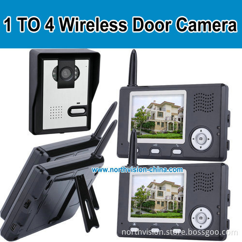 3.5 Inch Wireless Video Doorbell with Two Way Talk, Night Vision